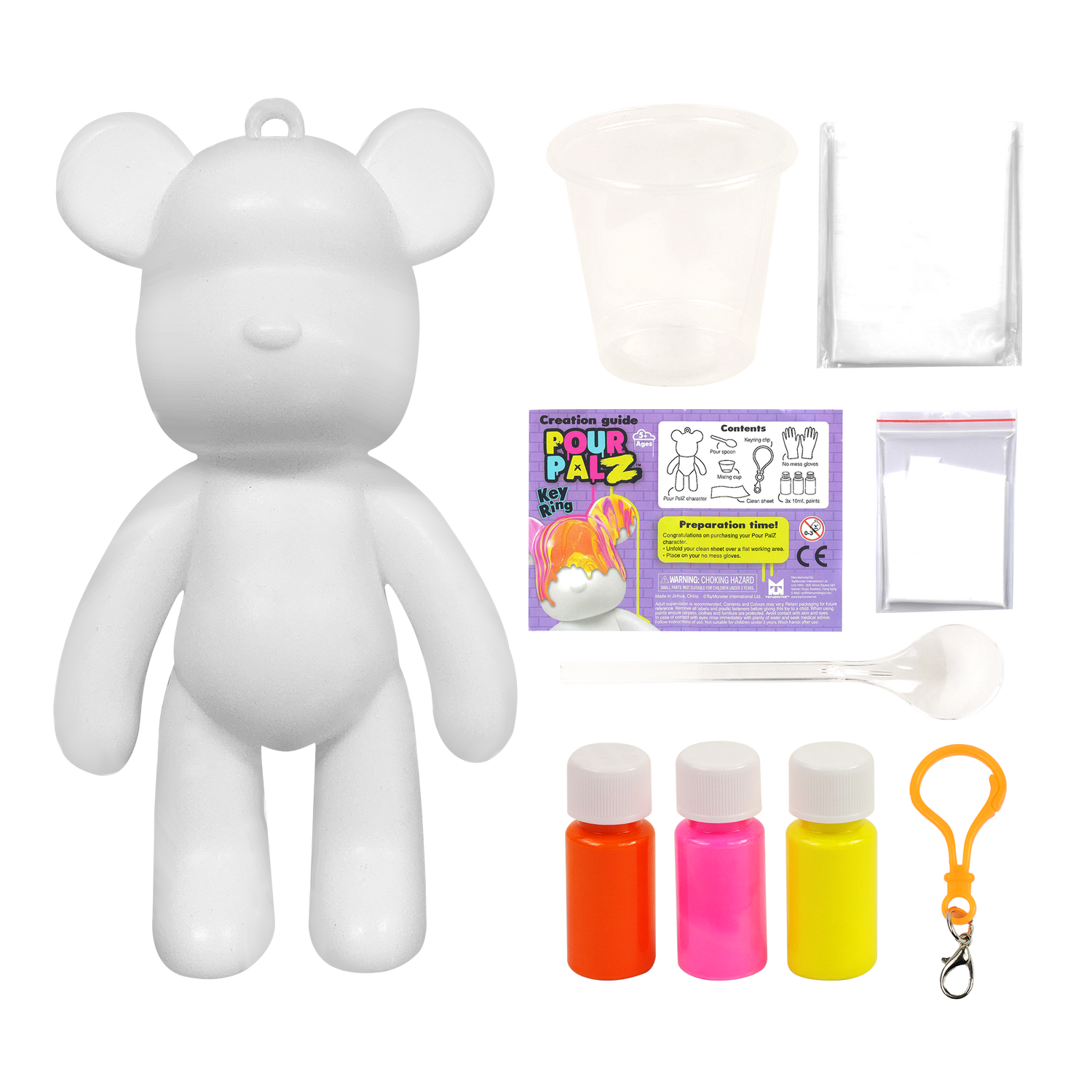 Pour PalZ Bear Mini Keyring Wave 1 — TOYMONSTER